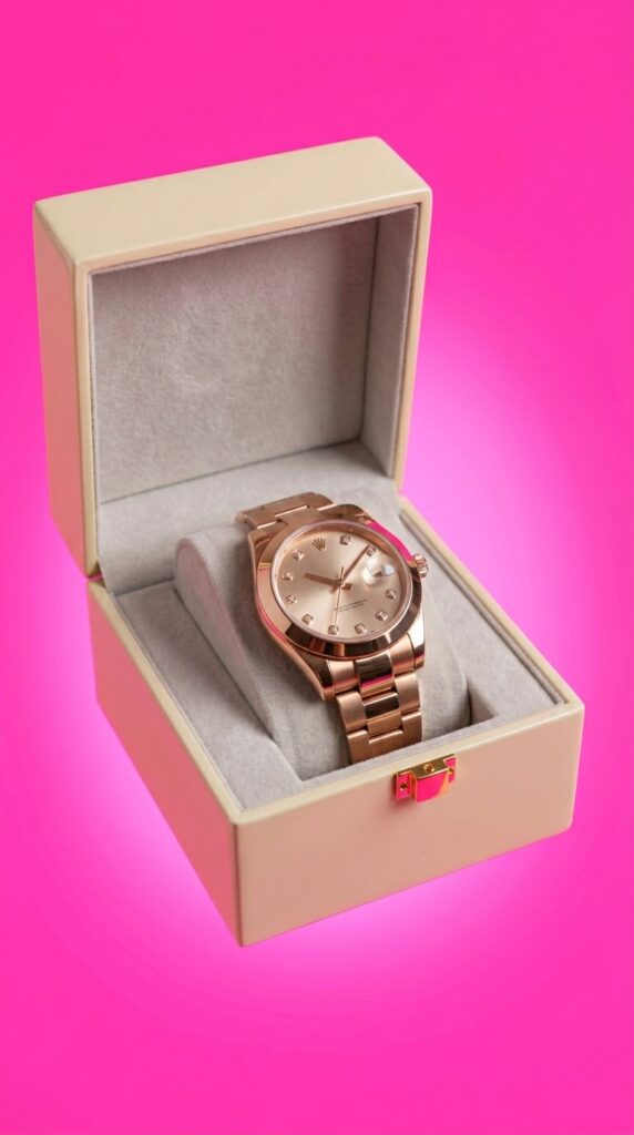 watch in box neon background 72be1d4ee4